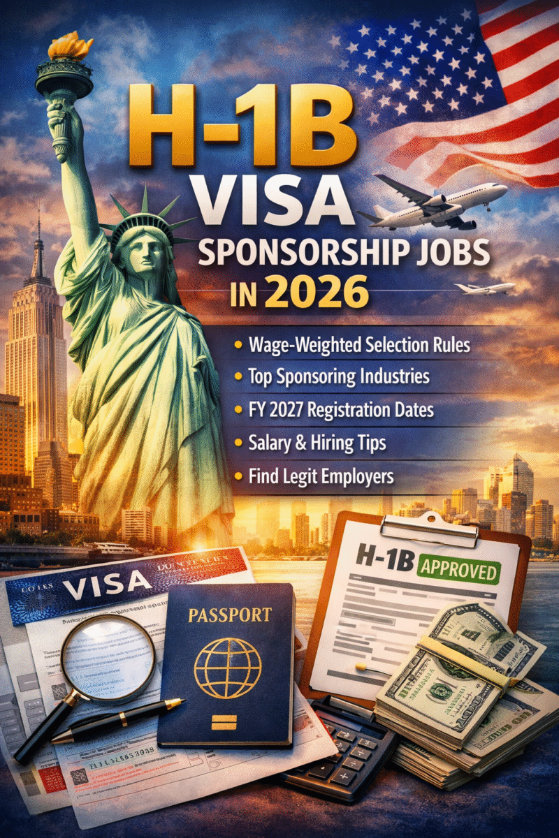 H-1B Visa Sponsorship Jobs