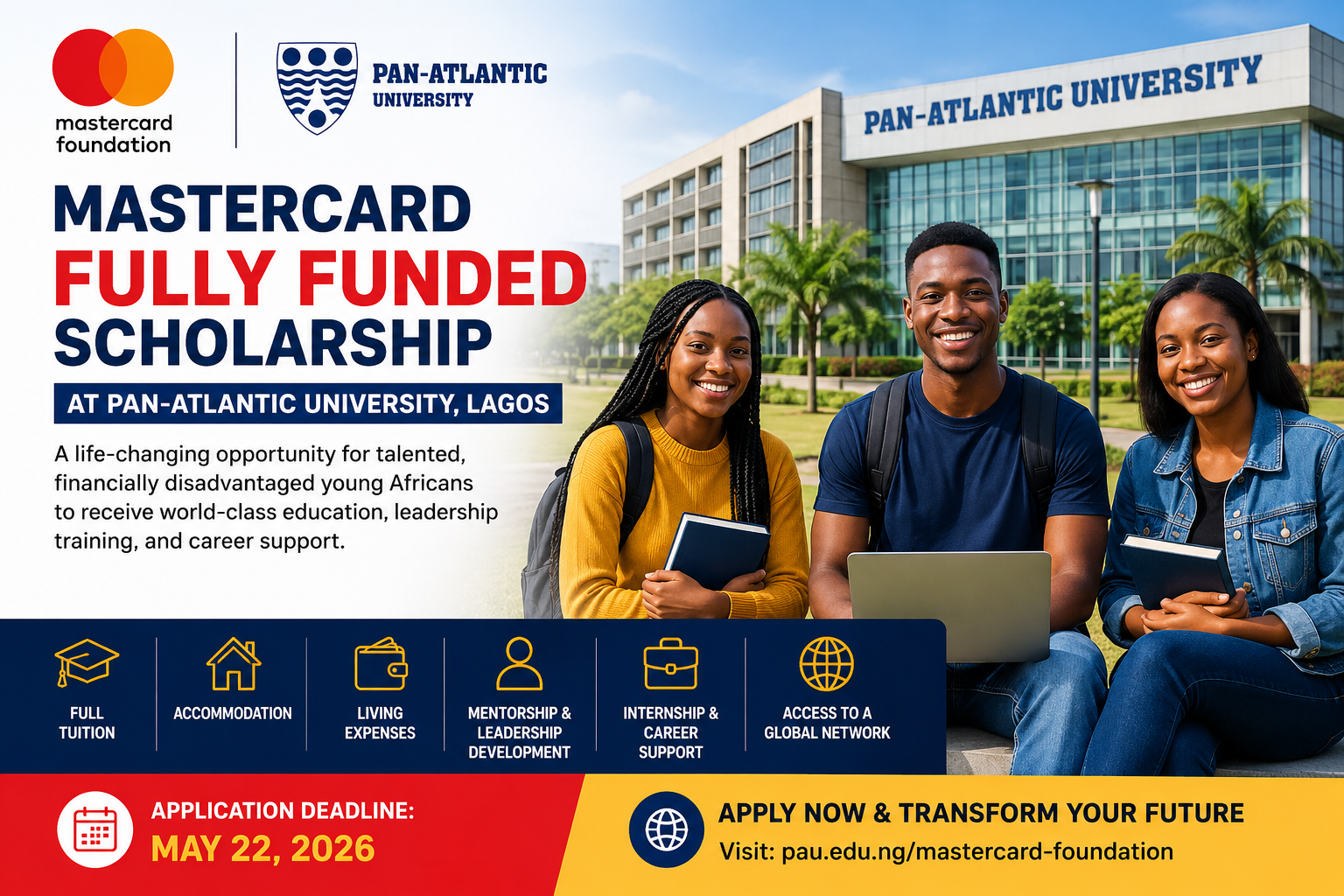 Mastercard Fully Funded Scholarship